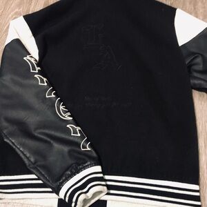 Black and White Varsity Jacket